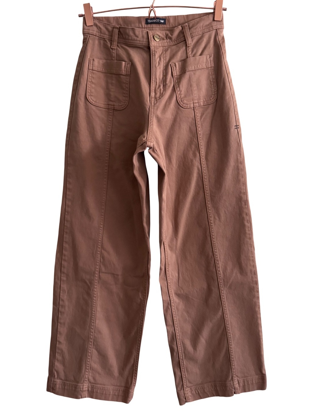 Toad & Co Women’s Linden Wide Leg Pant Tabac Size 2